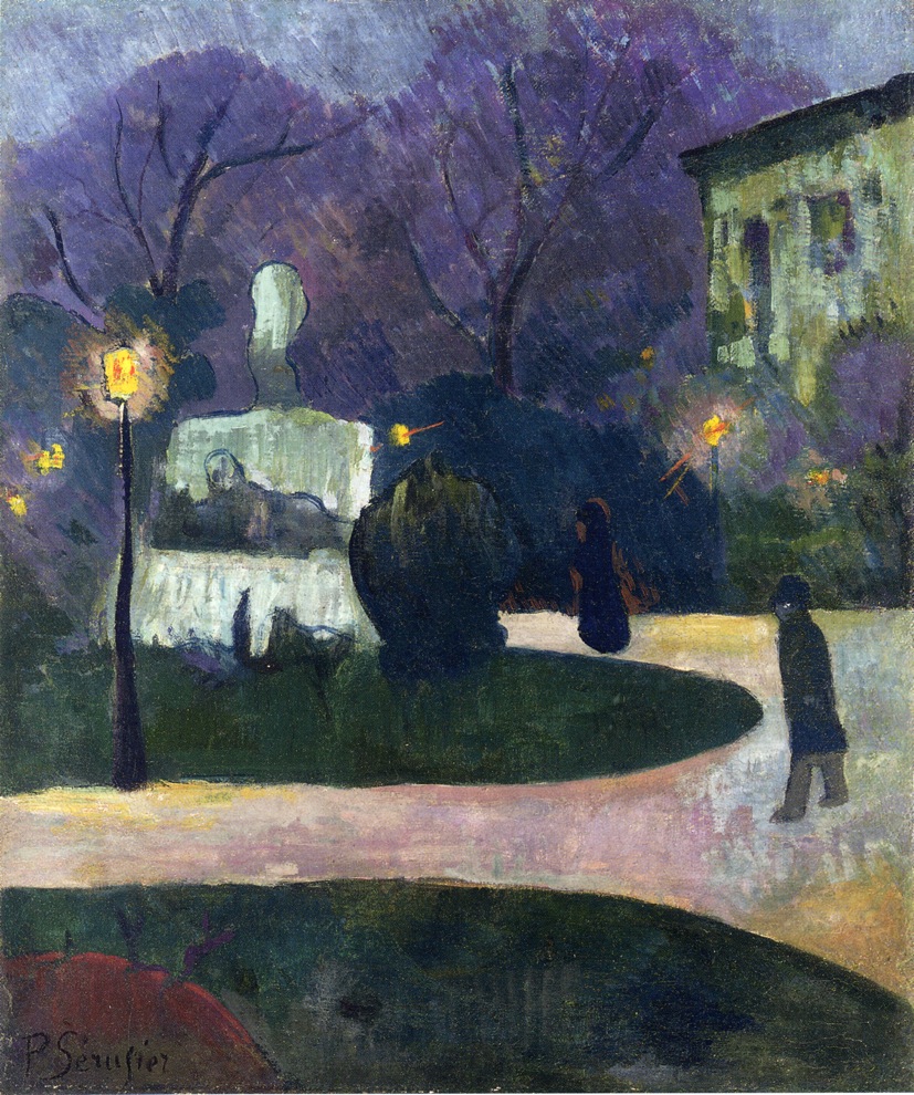 Square with Street Lamp (1891) – Paul Sérusier Tablo