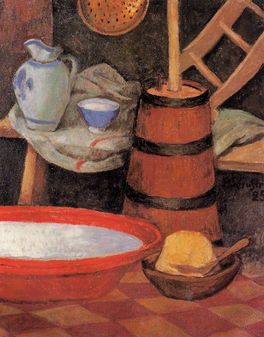 Still Life with Churn (1925) Paul Sérusier tablo - Dekolata
