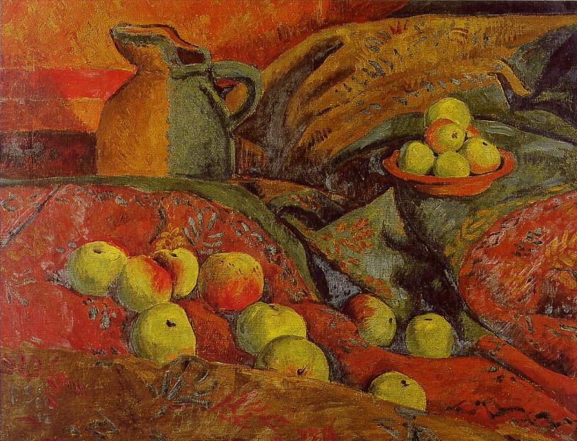 Still life with apples and jug (1912) Paul Sérusier tablo - Dekolata