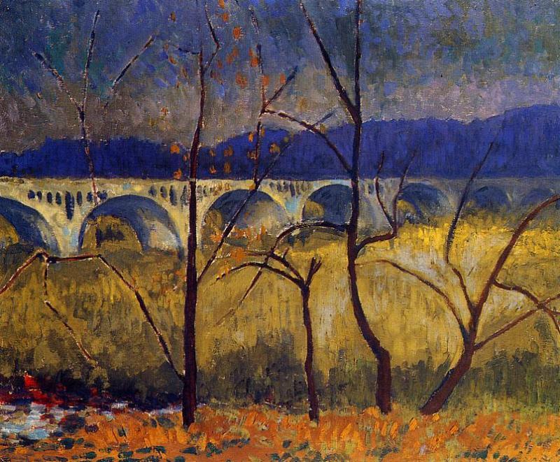 The Aqueduct (1905) Paul Sérusier tablo - Dekolata