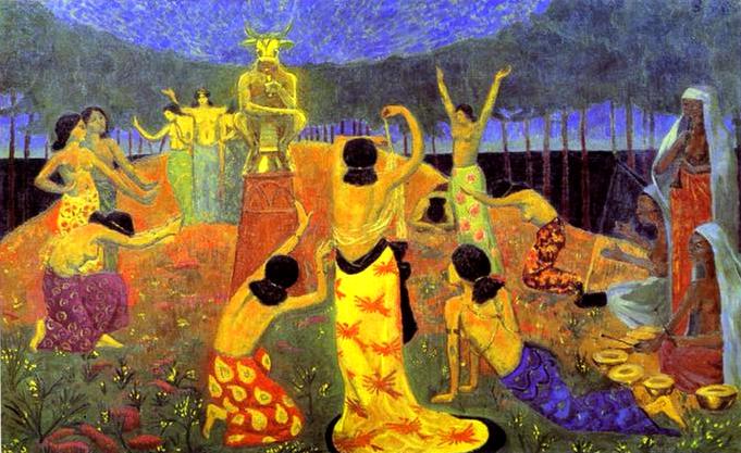 The Daughters of Pelichtim (1908) – Paul Sérusier Tablo