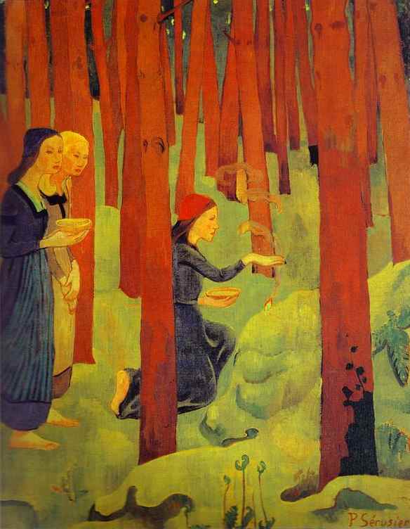 The Incantation (The Holy Wood) (1891) Paul Sérusier tablo - Dekolata