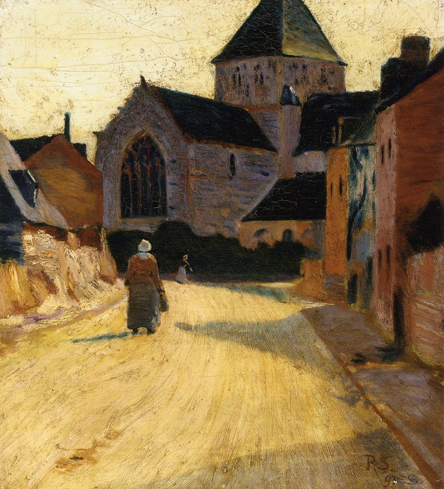 Woman in a Street (1891) Paul Sérusier tablo - Dekolata