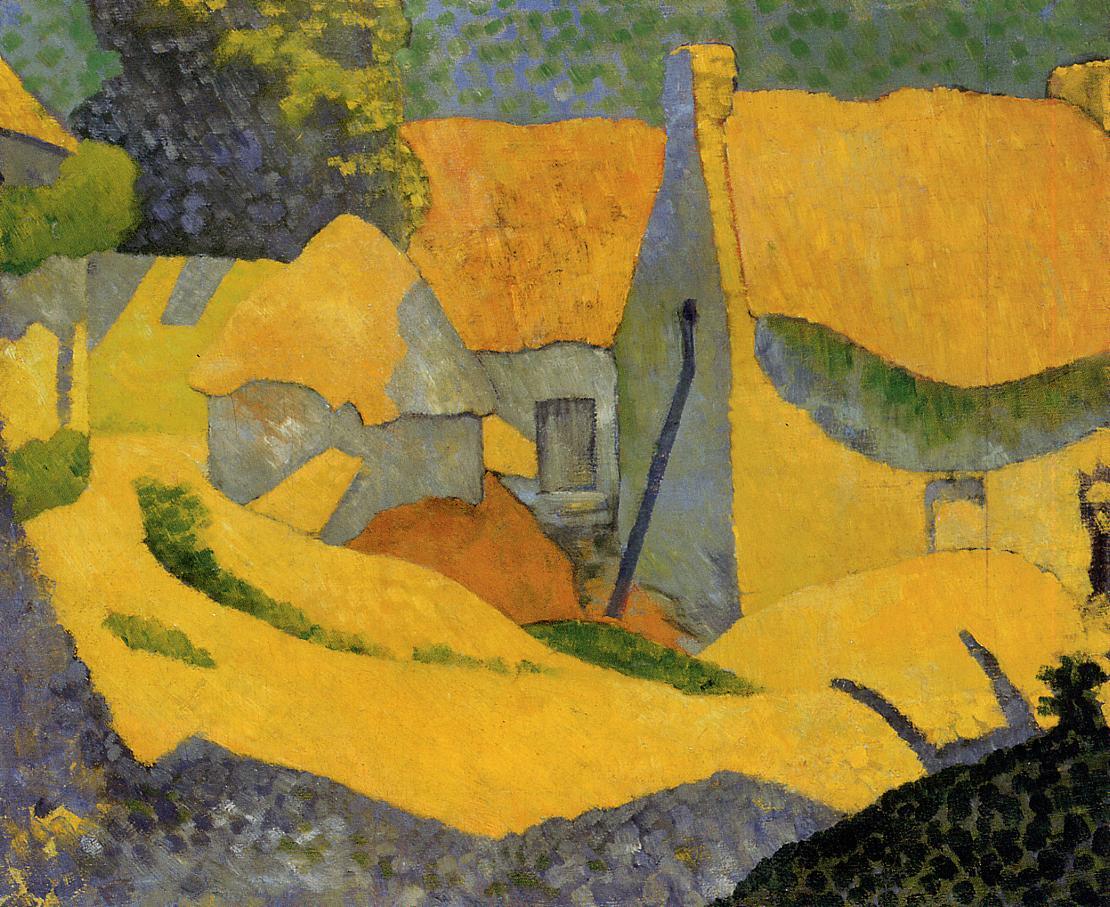 Yellow Farm at Pouldu (1890) Paul Sérusier tablo - Dekolata