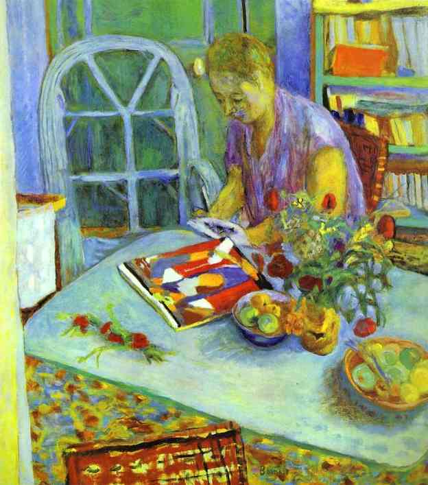 A Woman in a Room (1925) Pierre Bonnard tablo - Dekolata