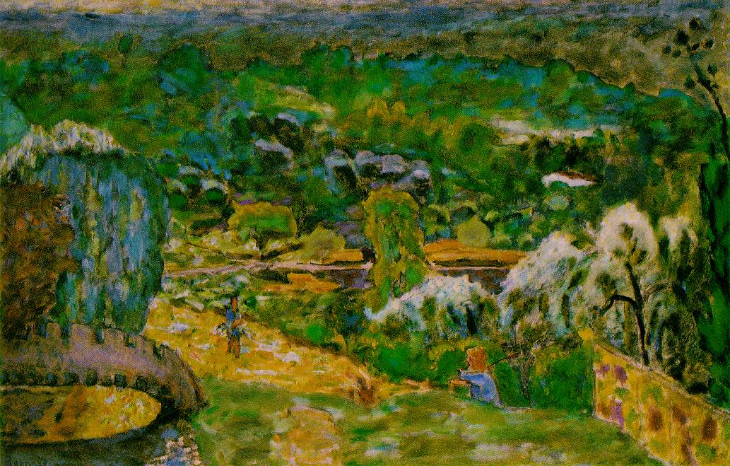 A spring landscape (1935) Pierre Bonnard tablo - Dekolata