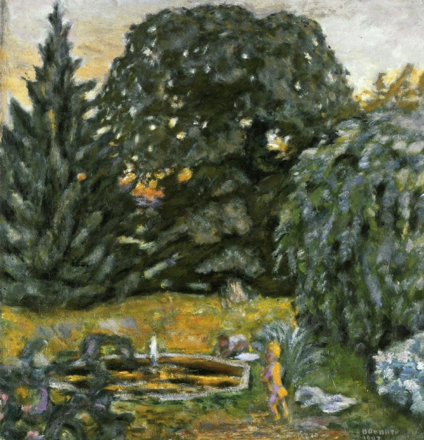 At Grand Lemps (also known as The Park) Pierre Bonnard tablo - Dekolata