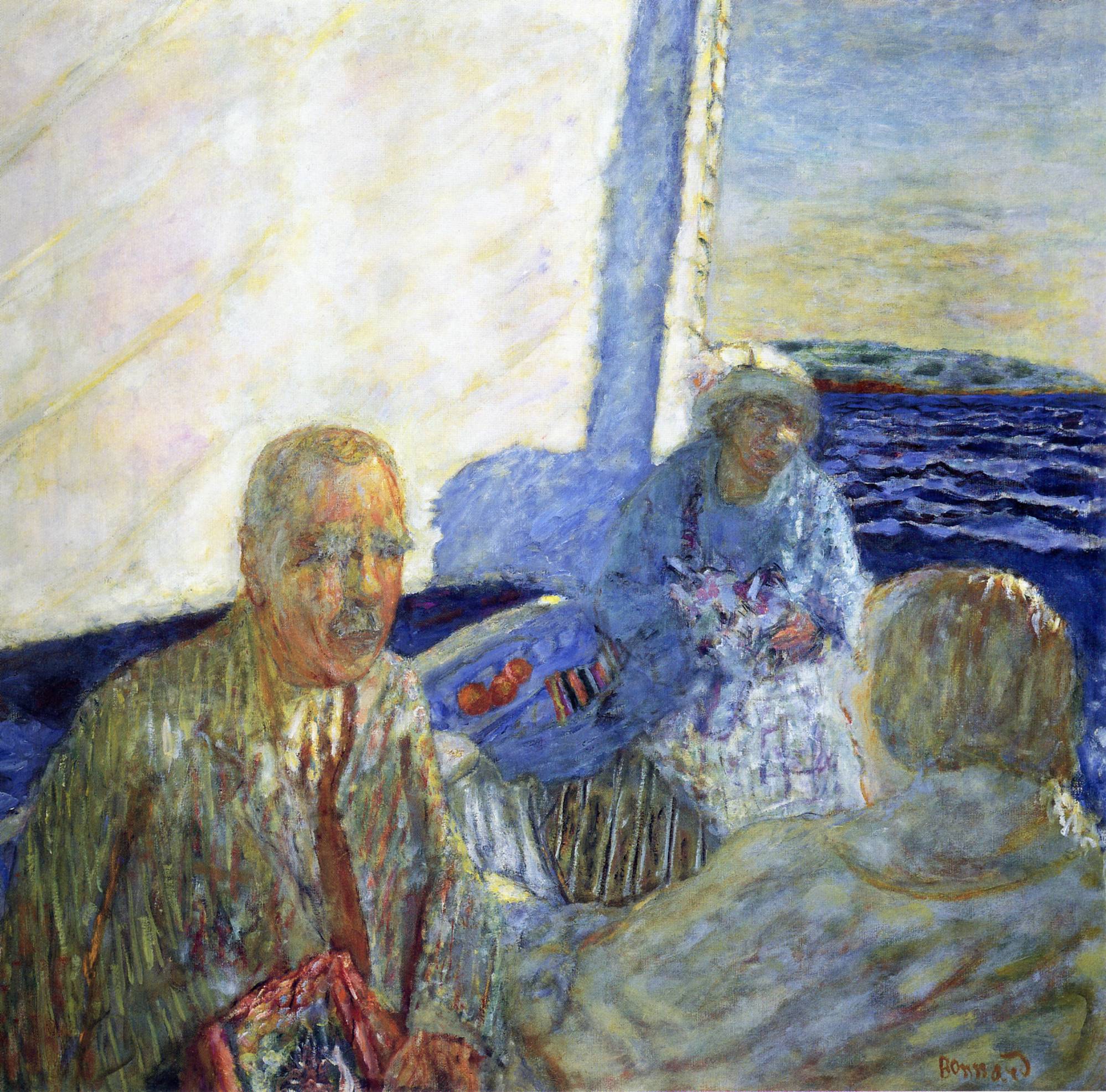 At Sea (1924) Pierre Bonnard tablo - Dekolata