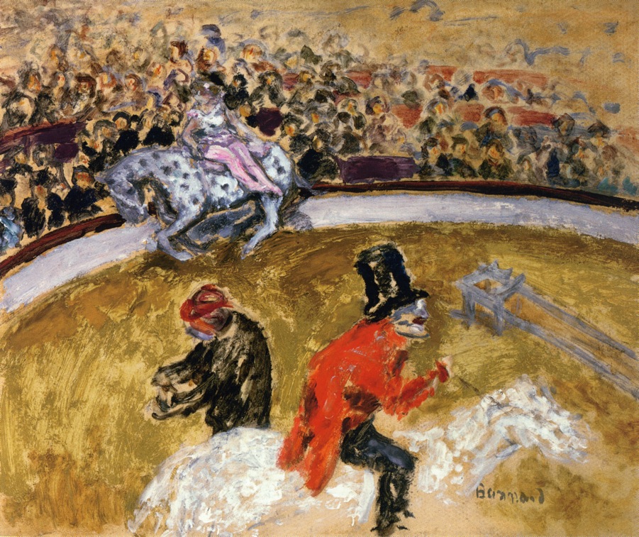 At the Circus (1897) Pierre Bonnard tablo - Dekolata