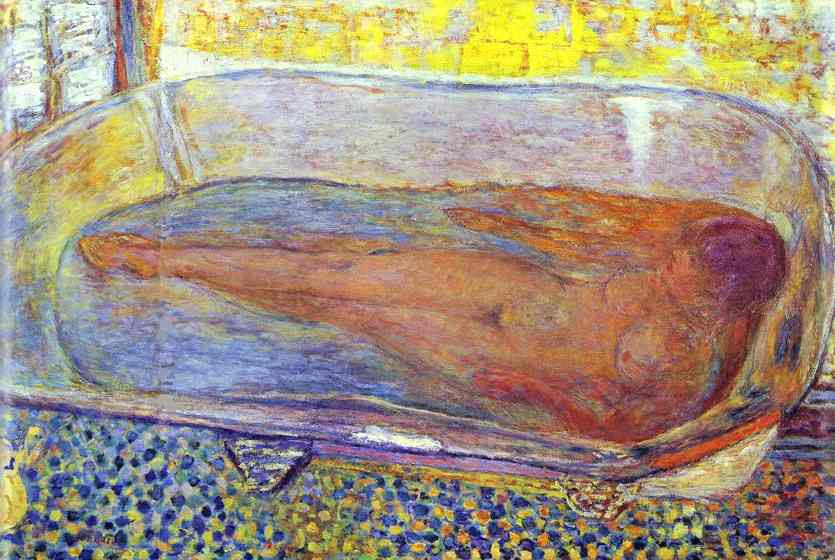 Bather (1935) Pierre Bonnard tablo - Dekolata