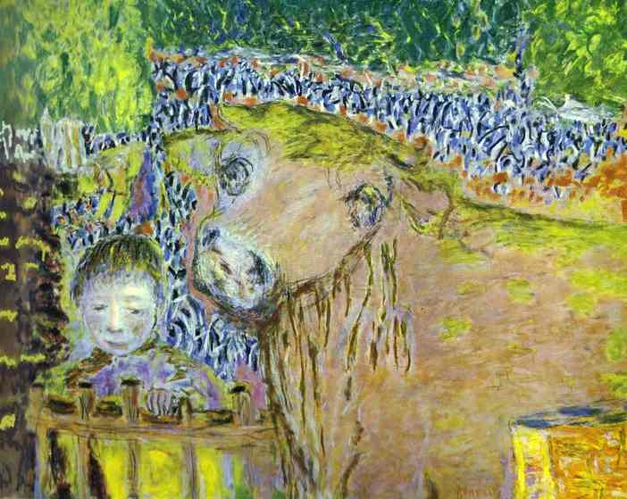 Bull and Child (1945) Pierre Bonnard tablo - Dekolata