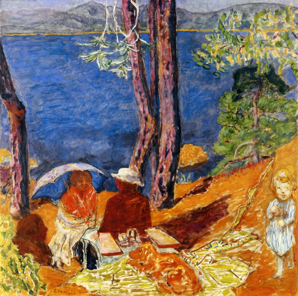 By the Sea, Under the Pines (1921) Pierre Bonnard tablo - Dekolata