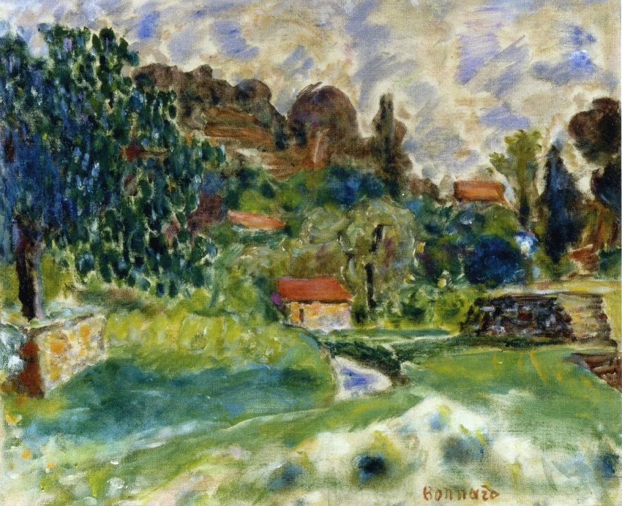 Cagnes Landscape (1916) Pierre Bonnard tablo - Dekolata