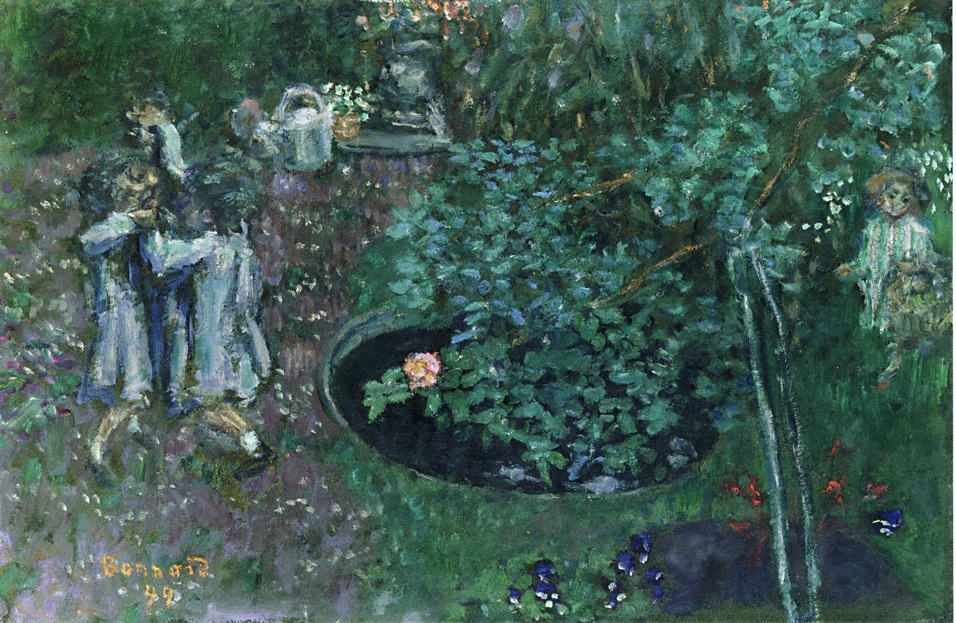 Children Playing in a Garden (1899) Pierre Bonnard tablo - Dekolata