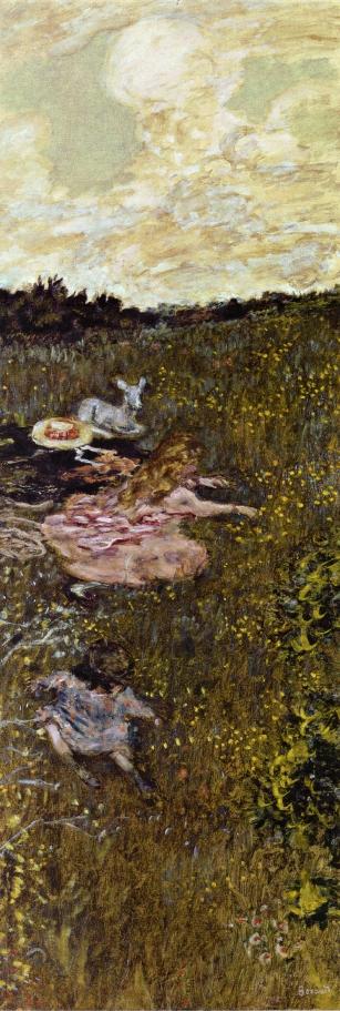 Children and Kid (1899) Pierre Bonnard tablo - Dekolata