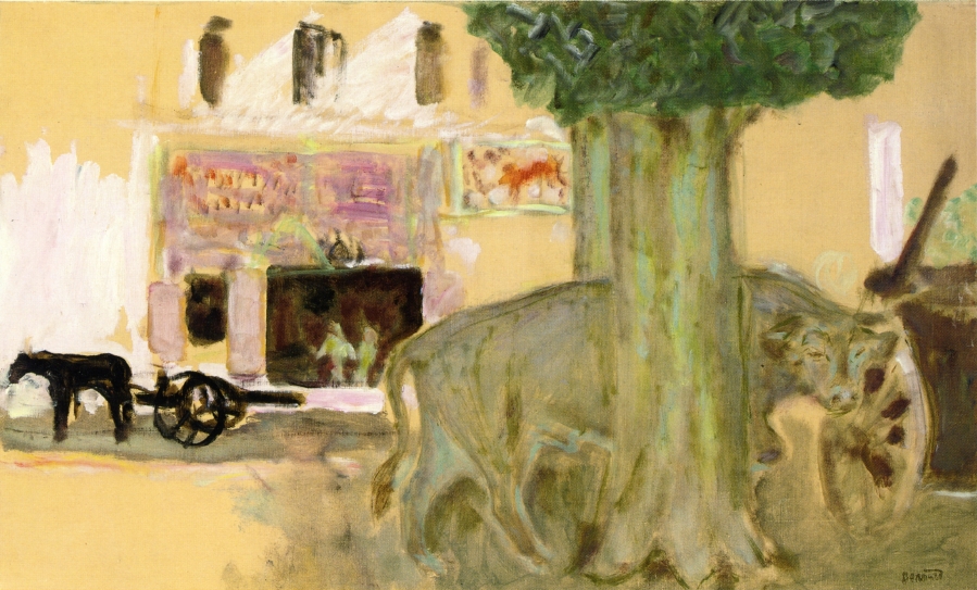 Cow behind a Tree (1912) Pierre Bonnard tablo - Dekolata