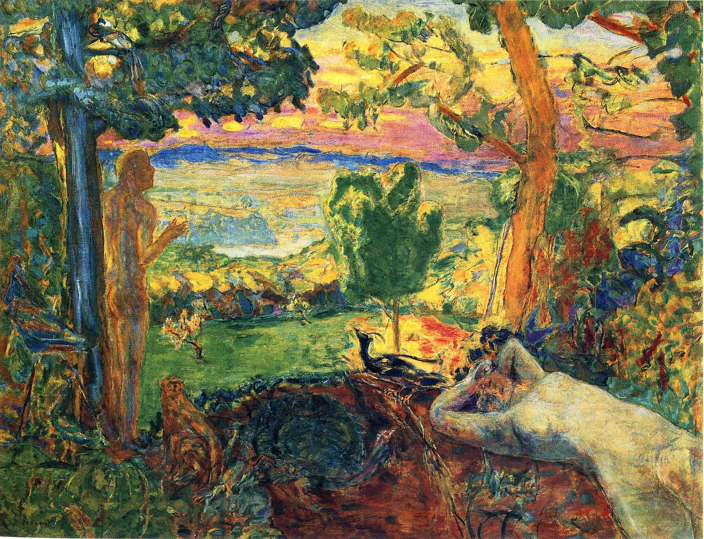 Earthly Paradise (1916) Pierre Bonnard tablo - Dekolata