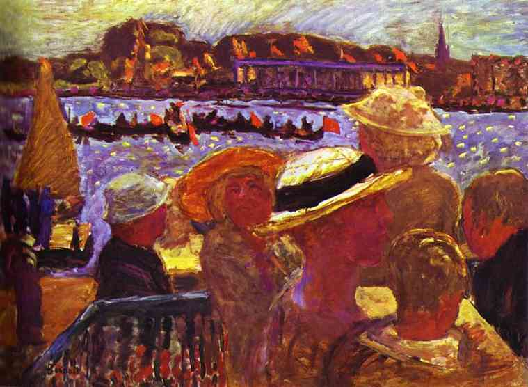 Hamburg, Picnic (1908) Pierre Bonnard tablo - Dekolata