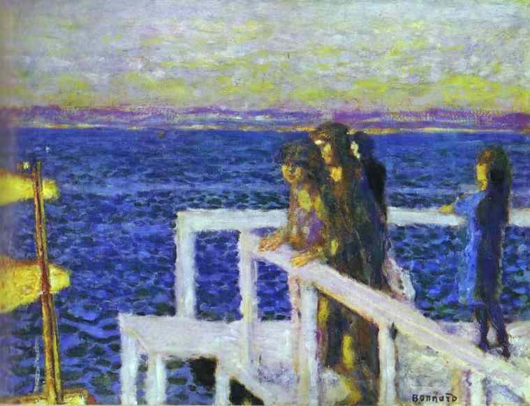 Landing Stage (1934) Pierre Bonnard tablo - Dekolata