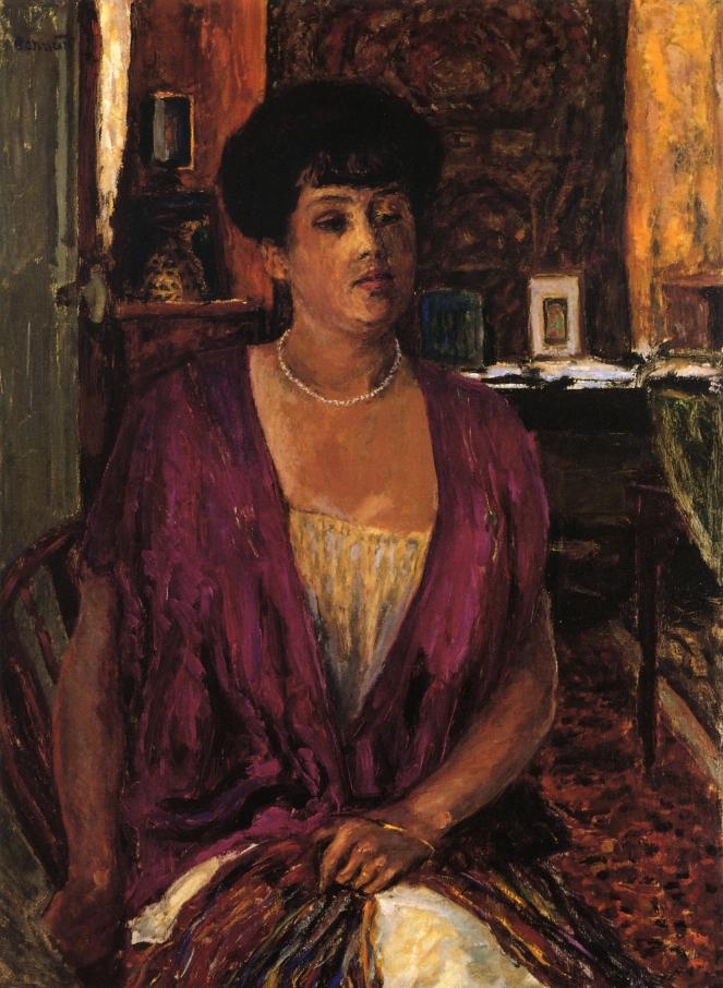 Madame Claude Anet (1910) Pierre Bonnard tablo - Dekolata