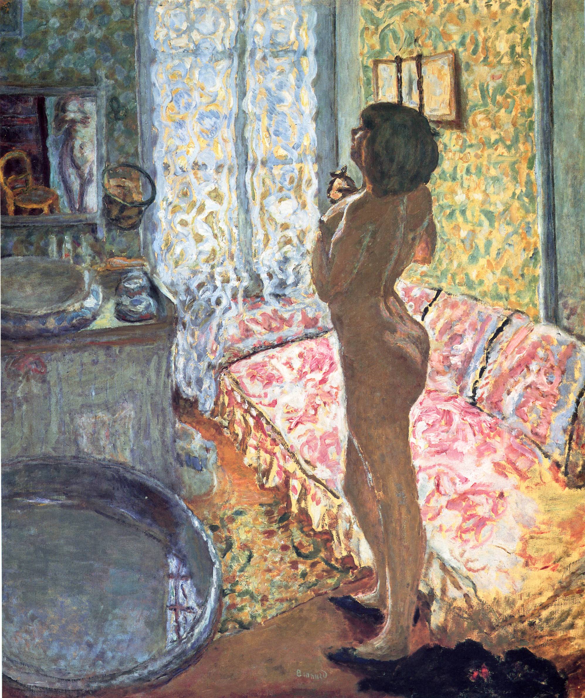Model in Backlight (1908) – Pierre Bonnard Tablo