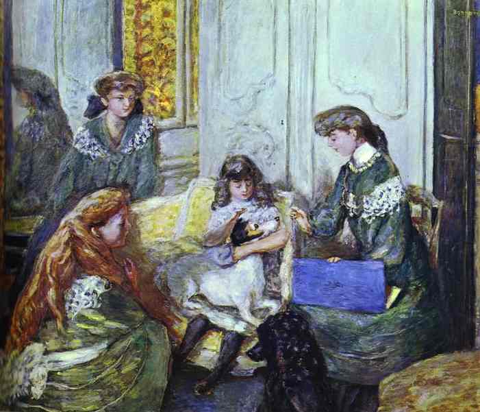 Natanson Girls (1906) Pierre Bonnard tablo - Dekolata