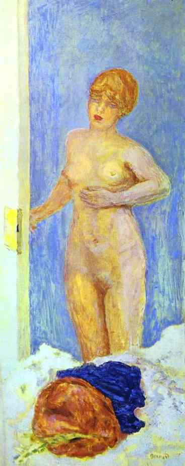 Nude and Fur Hat (1911) Pierre Bonnard tablo - Dekolata