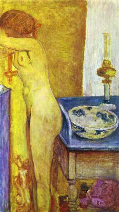 Nude at the Toilet Table (1925) Pierre Bonnard tablo - Dekolata