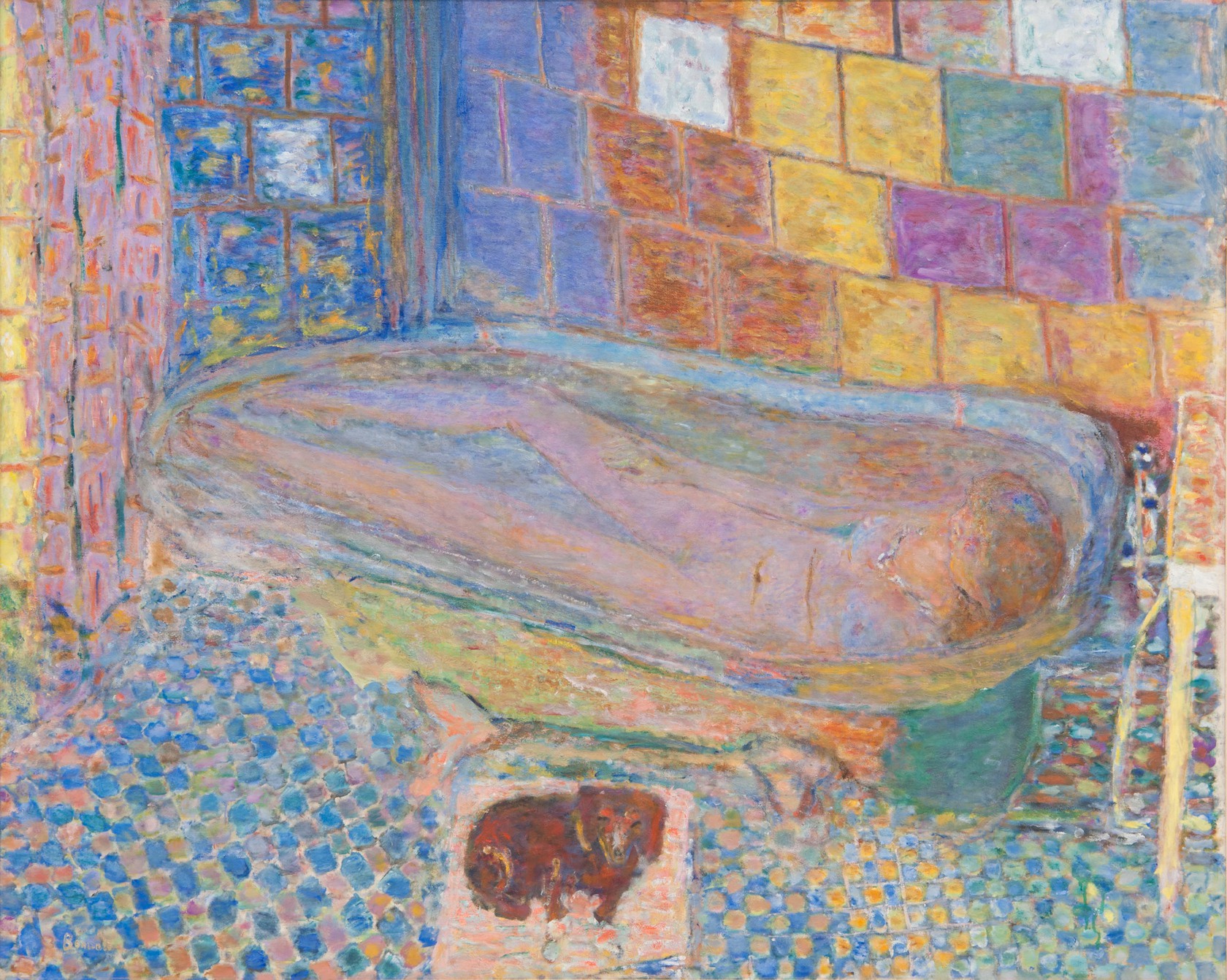 Nude in Bathtub (1940) Pierre Bonnard tablo - Dekolata