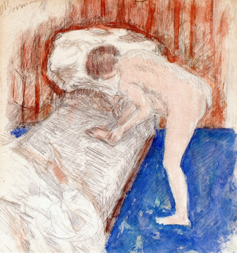 Nude in an Interior (1921) Pierre Bonnard tablo - Dekolata