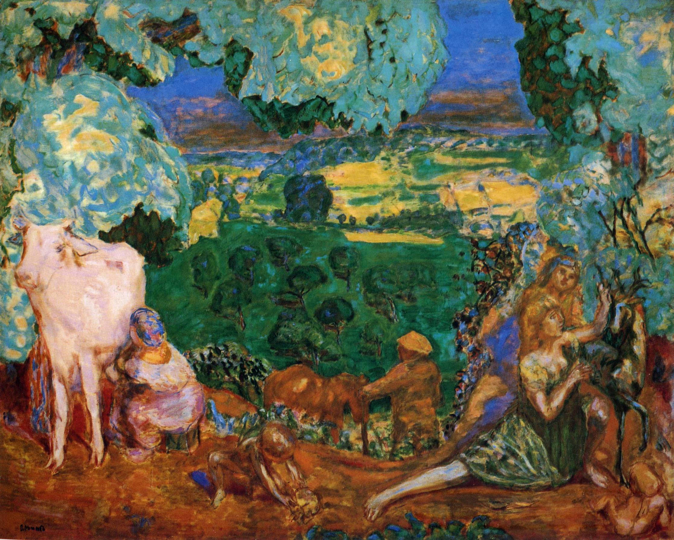Pastoral Symphony Pierre Bonnard tablo - Dekolata