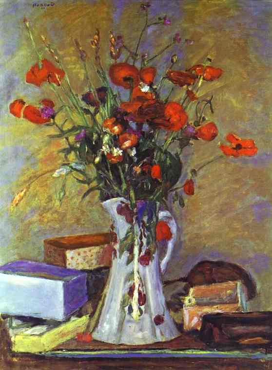 Poppies Pierre Bonnard tablo - Dekolata