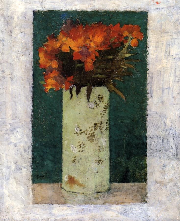 Pot of Flowers (1888) Pierre Bonnard tablo - Dekolata