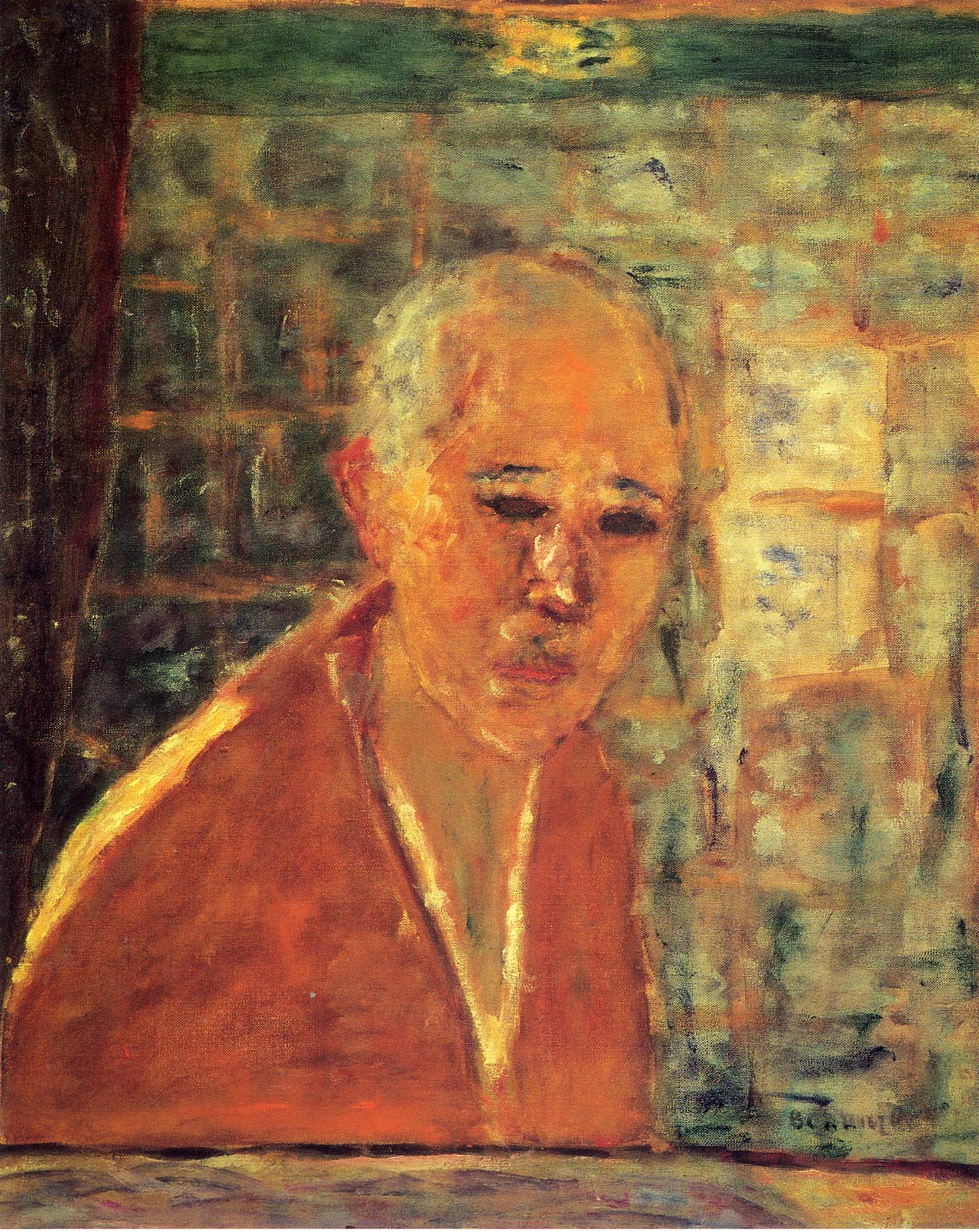 Self Portrait (1945) Pierre Bonnard tablo - Dekolata