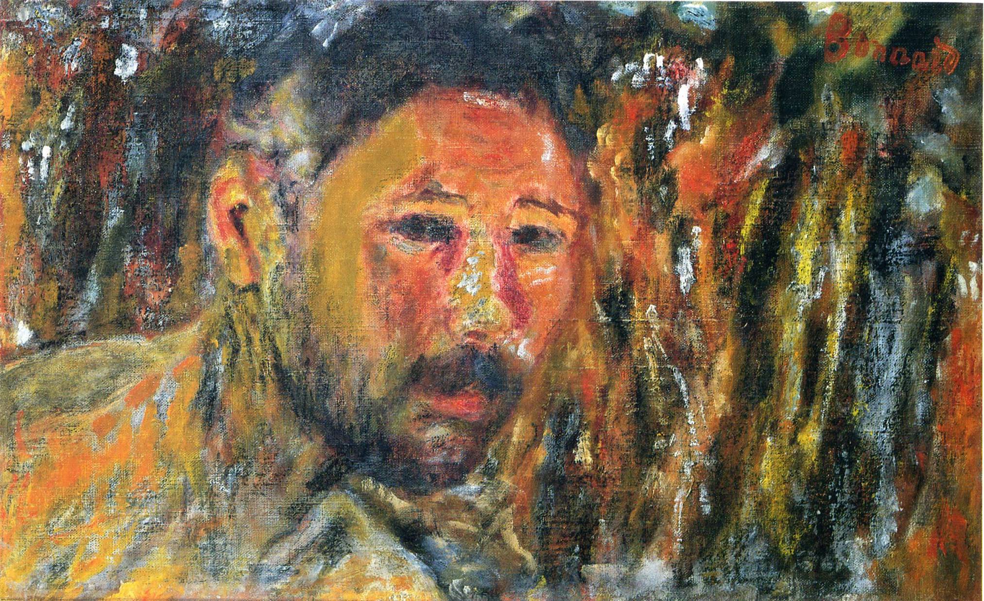 Self Portrait with a Beard (1920) Pierre Bonnard tablo - Dekolata