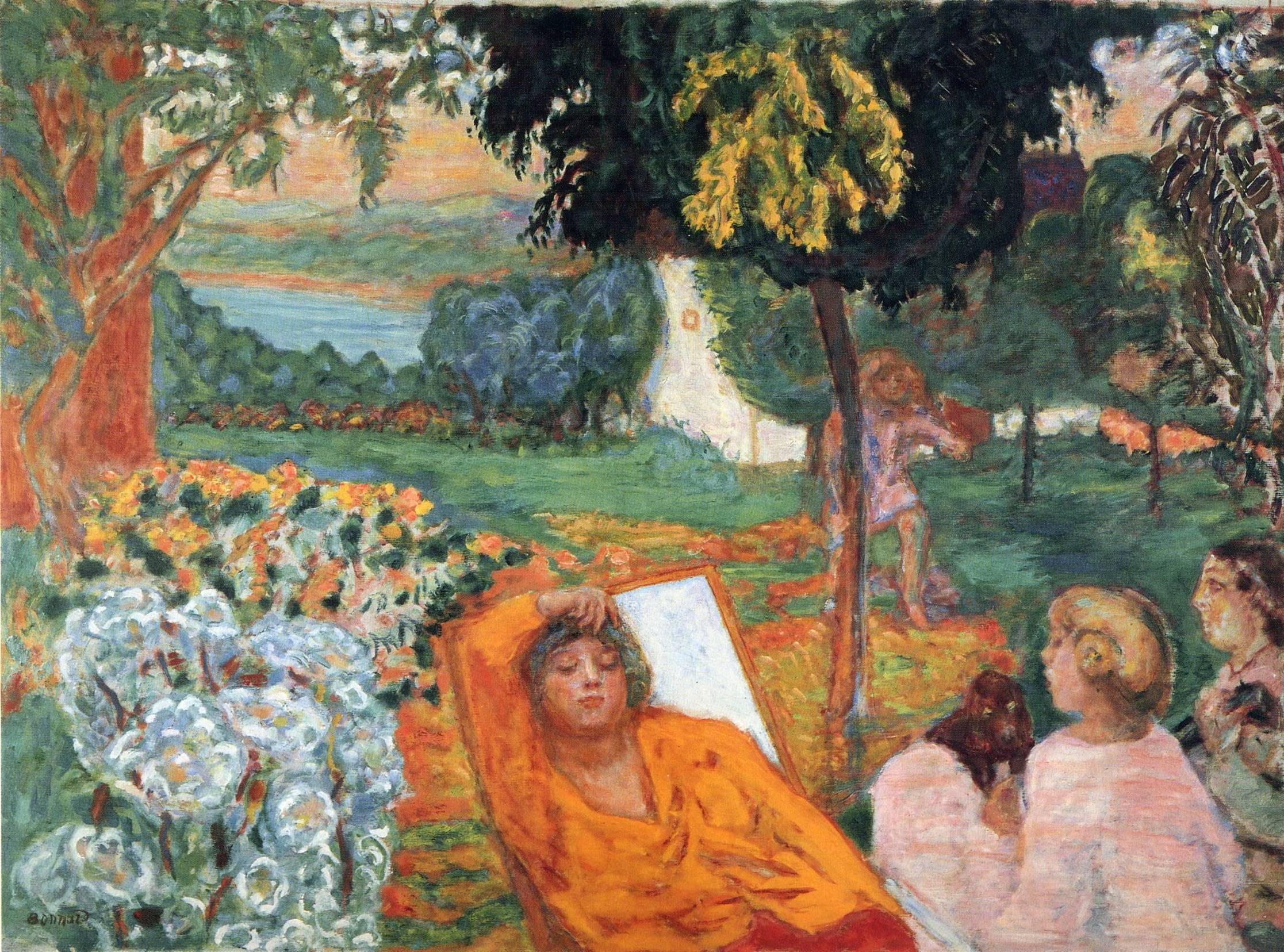 Siesta (1914) Pierre Bonnard tablo - Dekolata