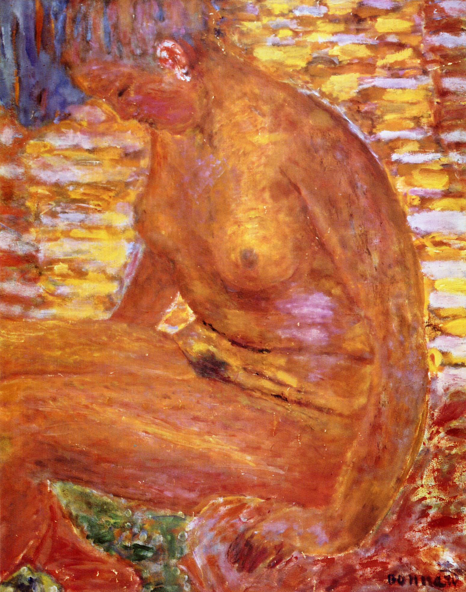 Sombre Nude (1941) Pierre Bonnard tablo - Dekolata