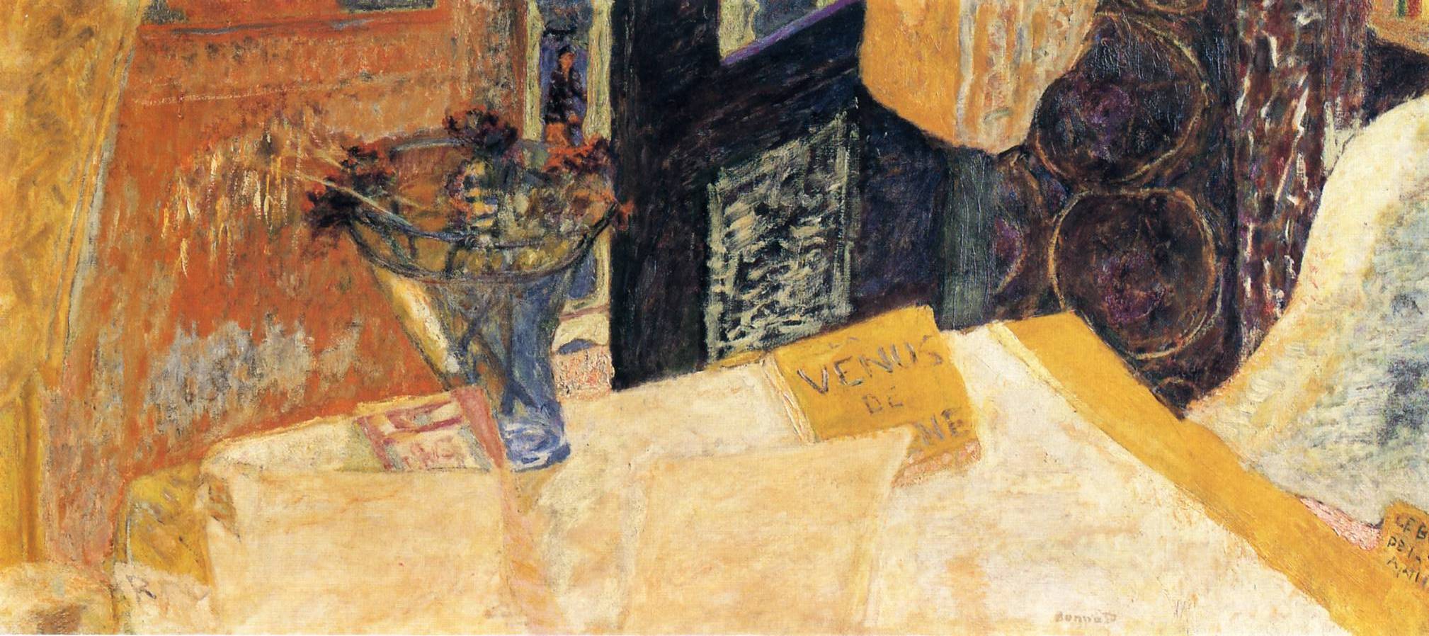 Still life with flowers or the Venus of Cyrene (1930) – Pierre Bonnard Tablo