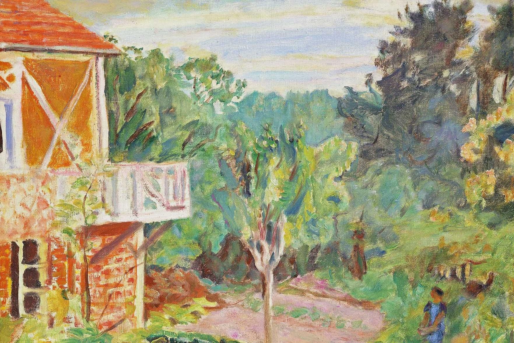 Sunlight at Vernon Pierre Bonnard tablo - Dekolata