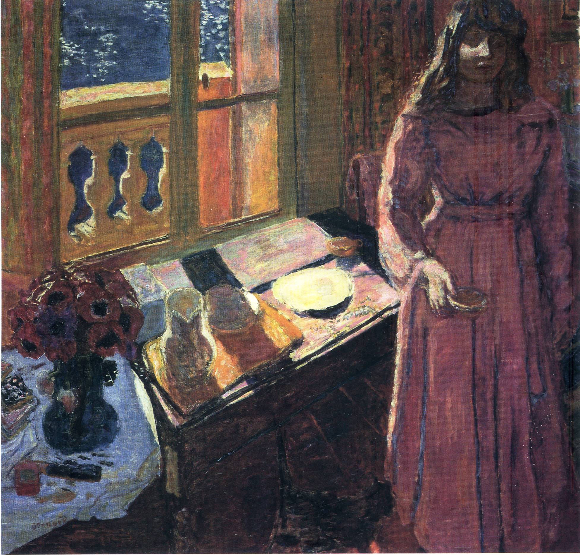 The Bowl of Milk (1919) – Pierre Bonnard Tablo