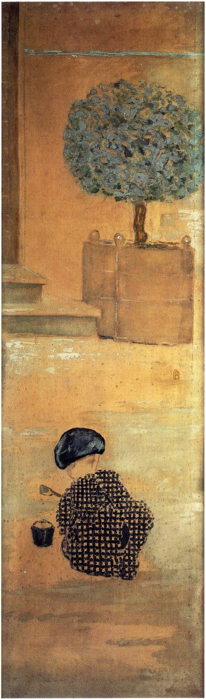 The Child with a Sandcastle, or The Child with a Bucket Pierre Bonnard tablo - Dekolata