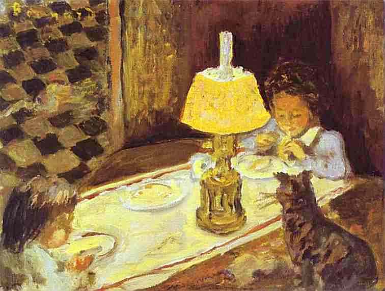 The Lunch of the Little Ones (1897) Pierre Bonnard tablo - Dekolata