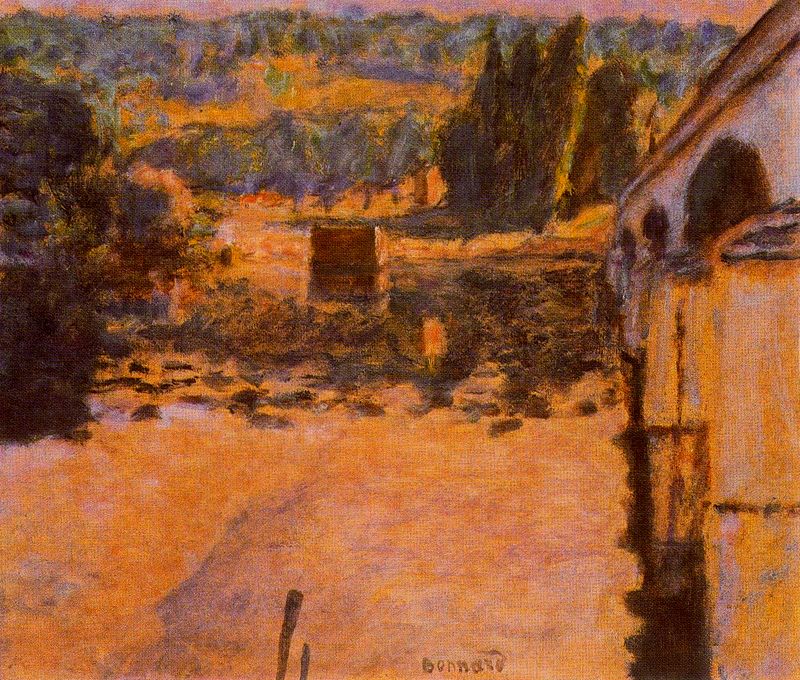 The Pont de Vernon (1920) Pierre Bonnard tablo - Dekolata