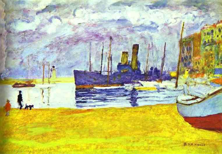 The Port of Cannes (1926) Pierre Bonnard tablo - Dekolata