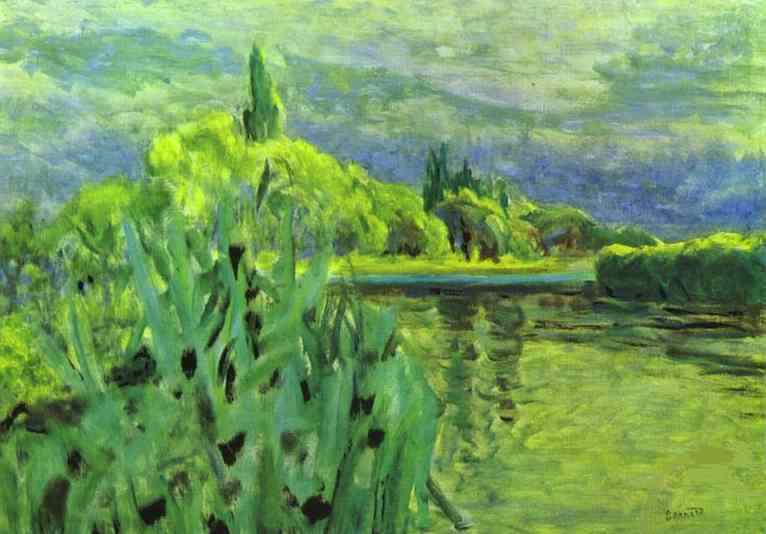The Seine (1928) Pierre Bonnard tablo - Dekolata