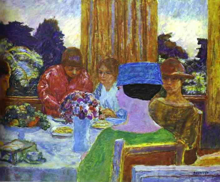The Tea (1916) Pierre Bonnard tablo - Dekolata