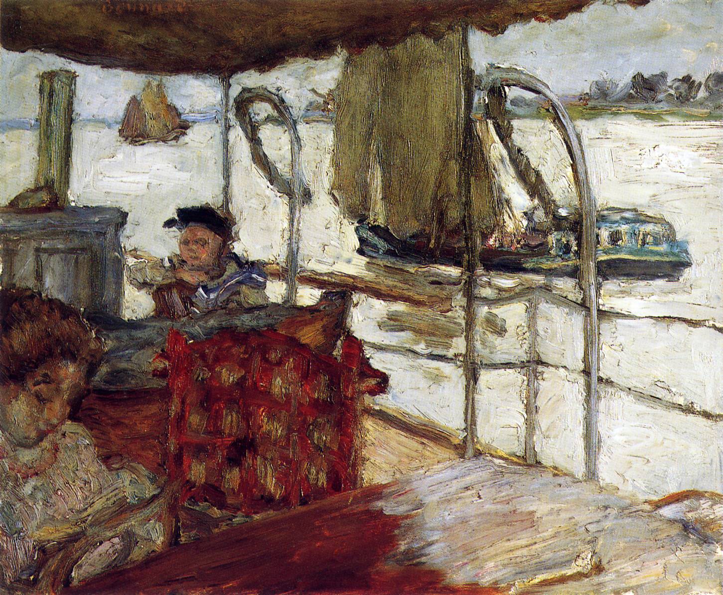 The Yacht (1905) Pierre Bonnard tablo - Dekolata