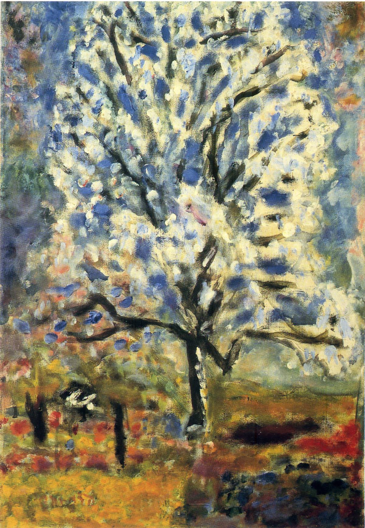 The almond tree in blossom Pierre Bonnard tablo - Dekolata