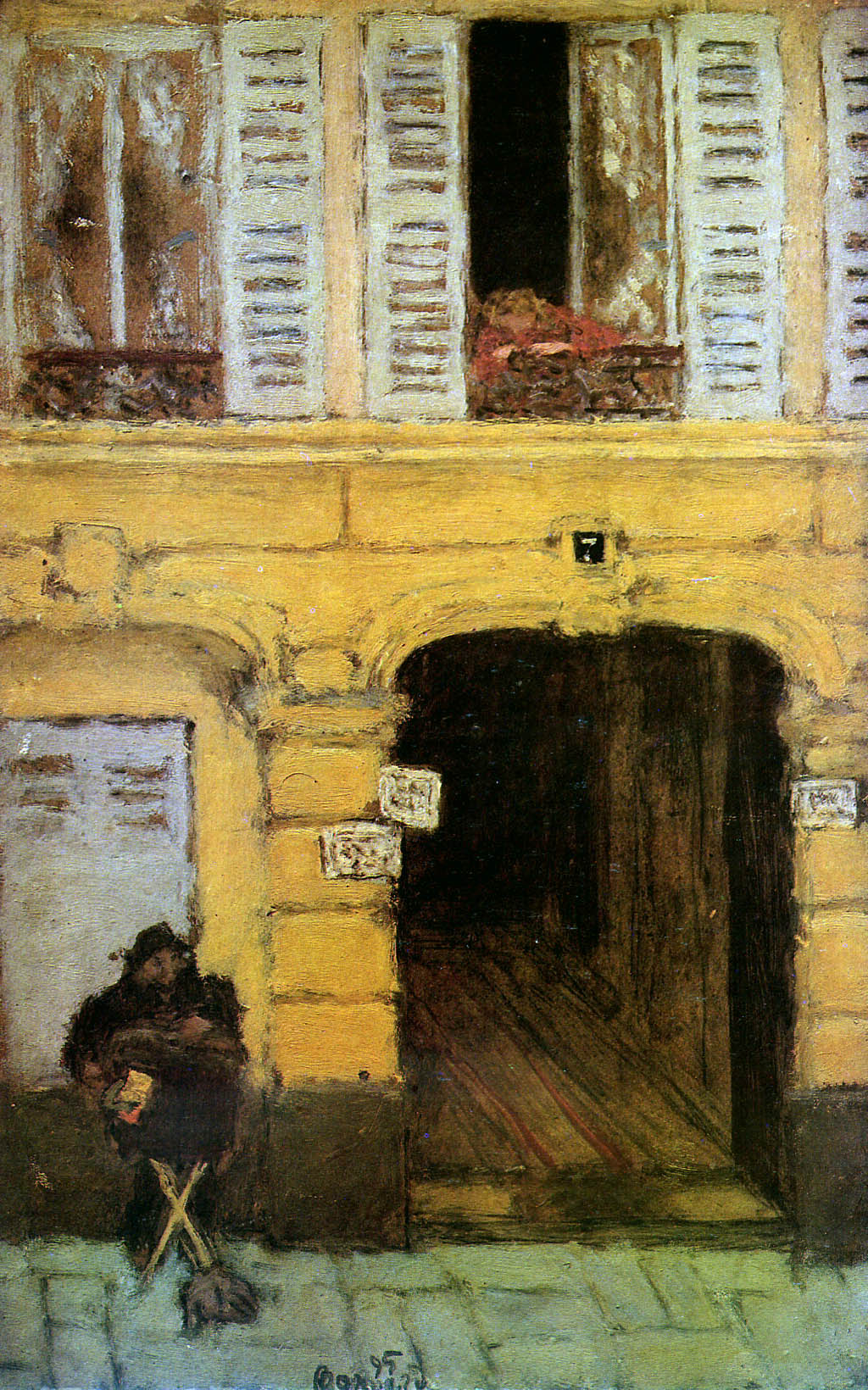 The organ grinder Pierre Bonnard tablo - Dekolata