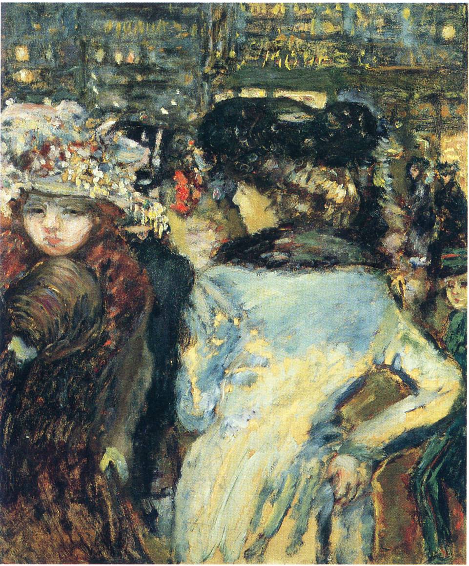 Two Elegant Ladies, Place de Clichy (1905) Pierre Bonnard tablo - Dekolata
